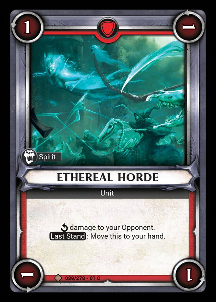 Warhammer Age of Sigmar Champions: 089- Ethereal Horde 