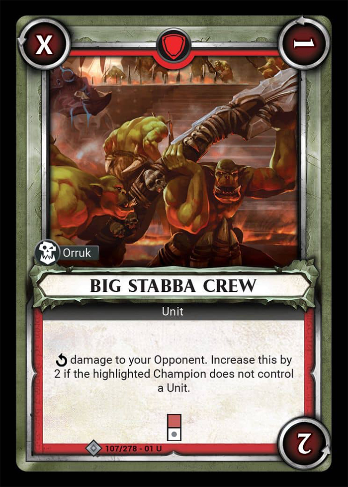 Warhammer Age of Sigmar Champions: 107- Big Stabba Crew 