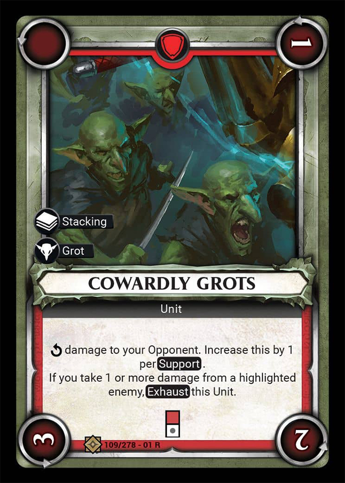 Warhammer Age of Sigmar Champions: 109- Cowardly Grots 