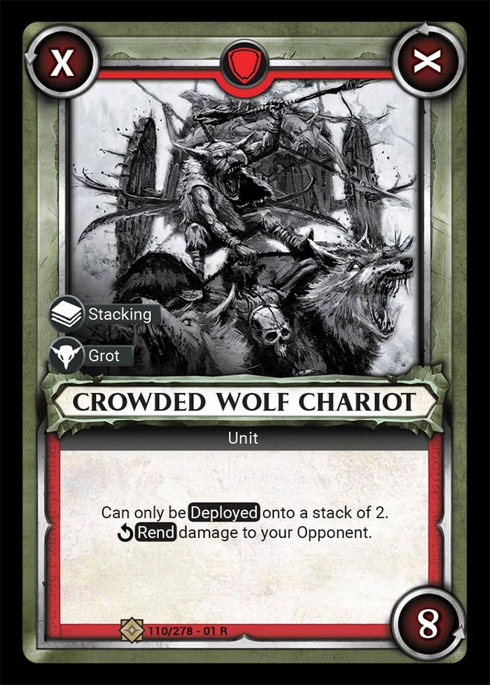 Warhammer Age of Sigmar Champions: 118- Prowling Wolf 
