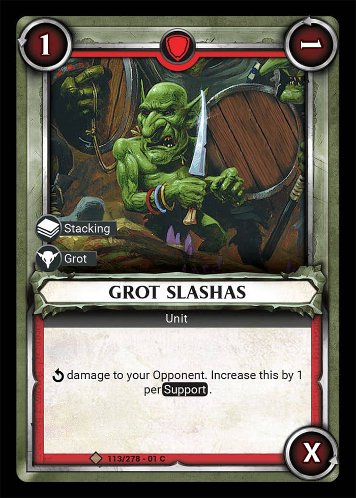Warhammer Age of Sigmar Champions: 113- Grot Slashas 