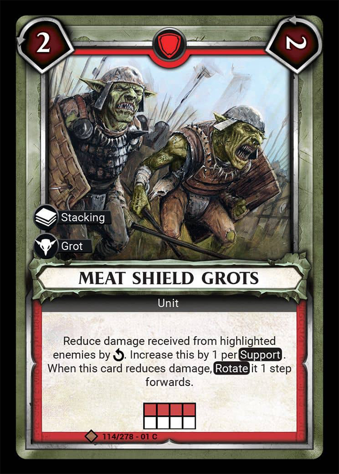 Warhammer Age of Sigmar Champions: 114- Meat Shield Grots 