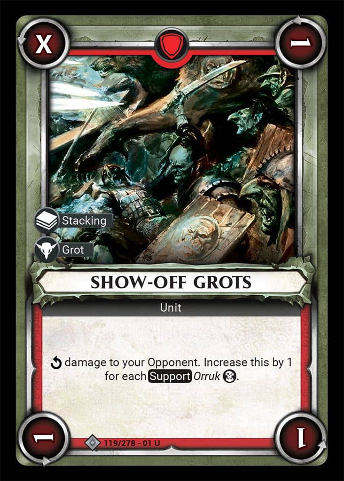 Warhammer Age of Sigmar Champions: 119- Show-Off Grots 