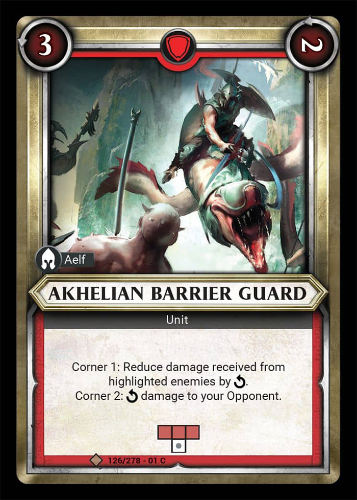 Warhammer Age of Sigmar Champions: 126- Akhelian Barrier Guard 