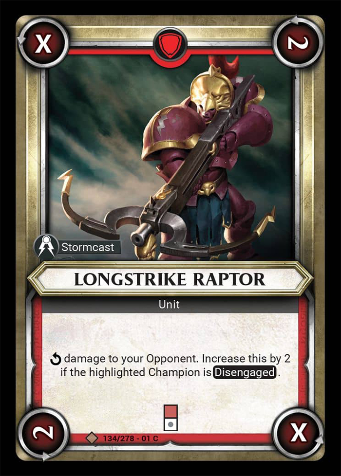 Warhammer Age of Sigmar Champions: 134- Longstrike Raptor 