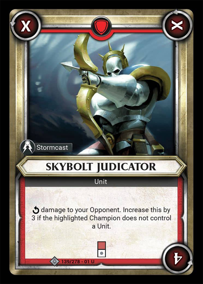 Warhammer Age of Sigmar Champions: 139- Skybolt Judicator 