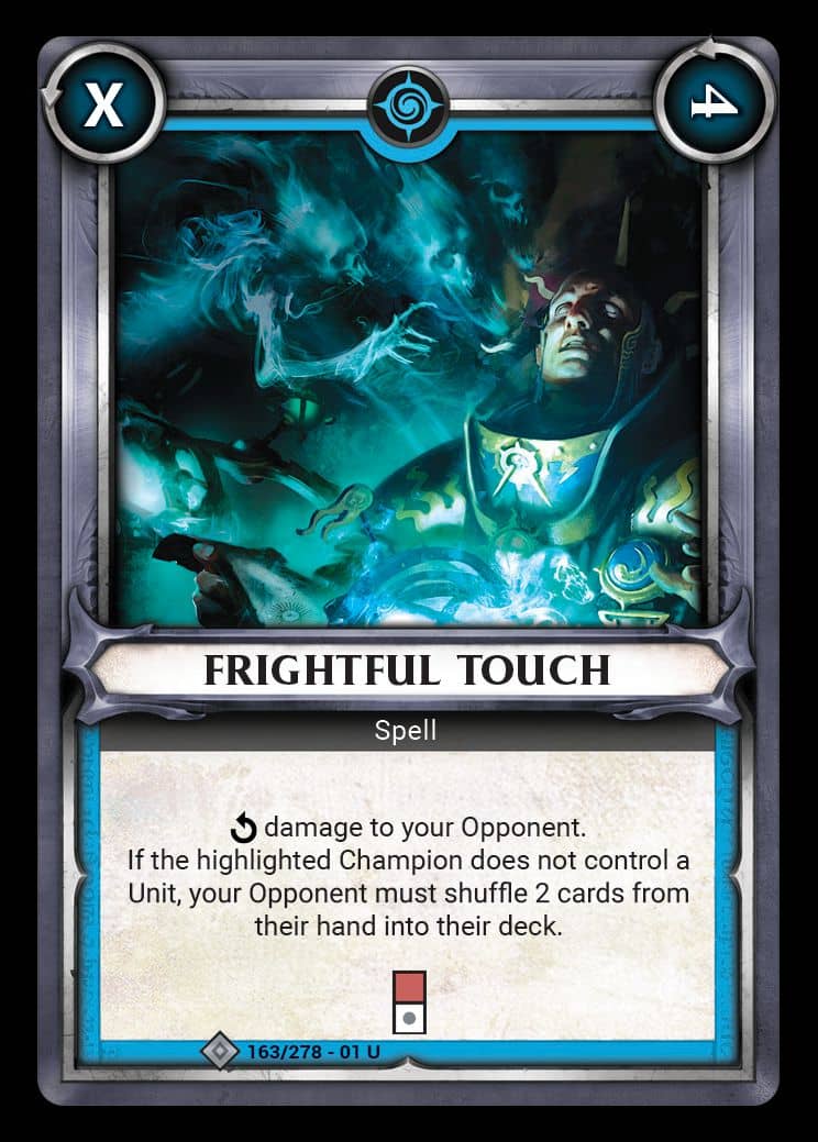 Warhammer Age of Sigmar Champions: 163- Frightful Touch 
