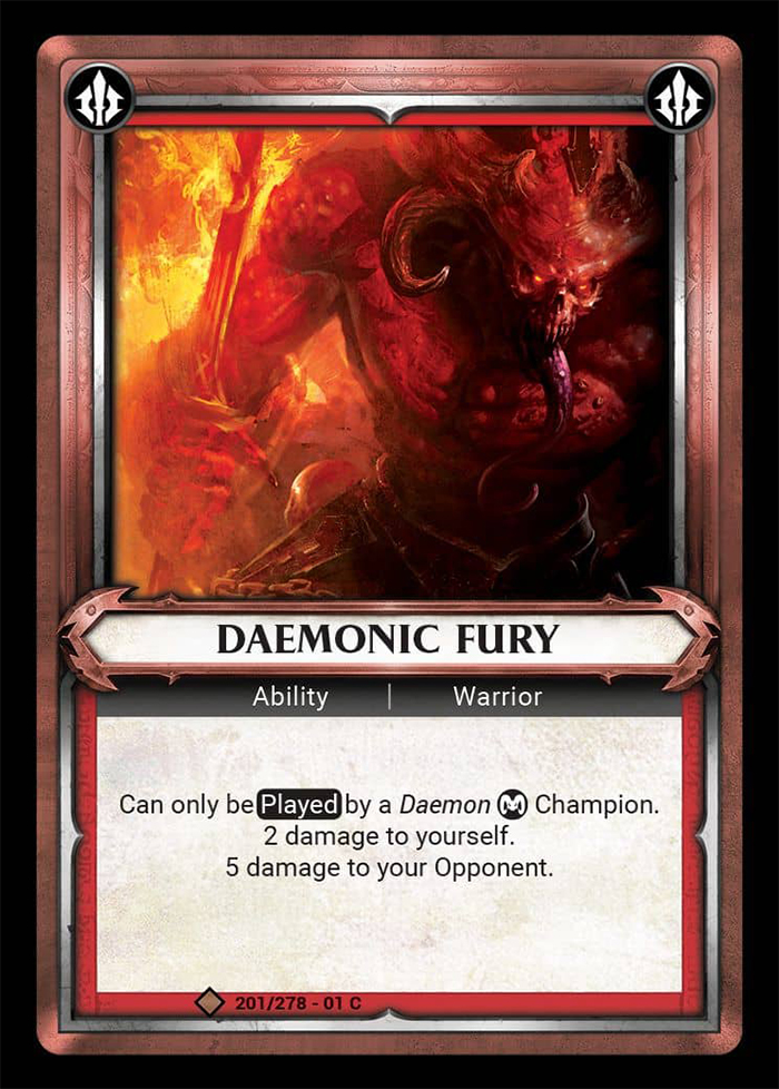 Warhammer Age of Sigmar Champions: 201- Daemonic Fury 