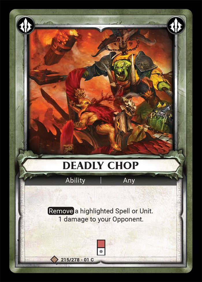 Warhammer Age of Sigmar Champions: 215- Deadly Chop 