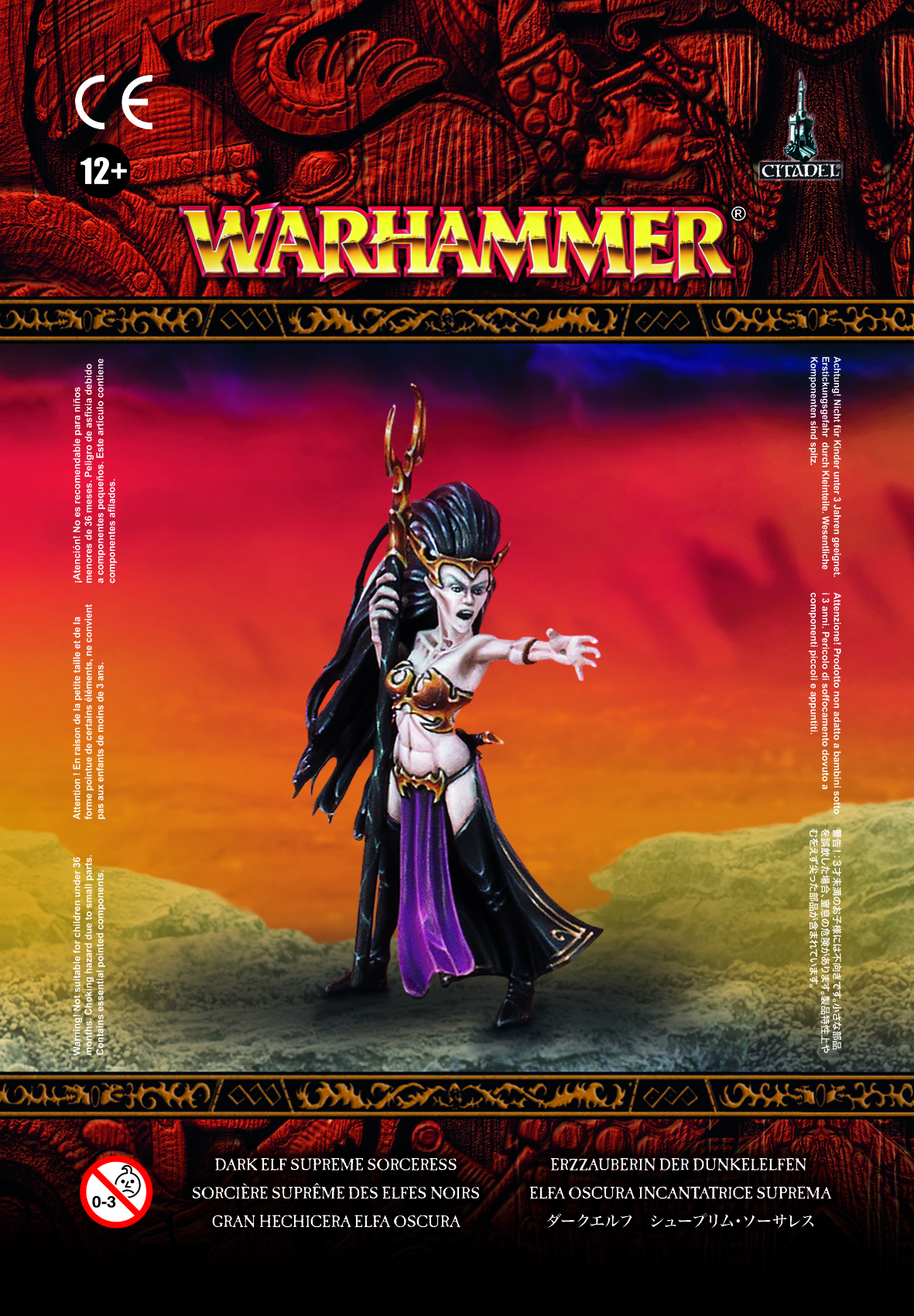 Warhammer Age of Sigmar: Sorceress (Dark Elf Supreme Sorceress) 