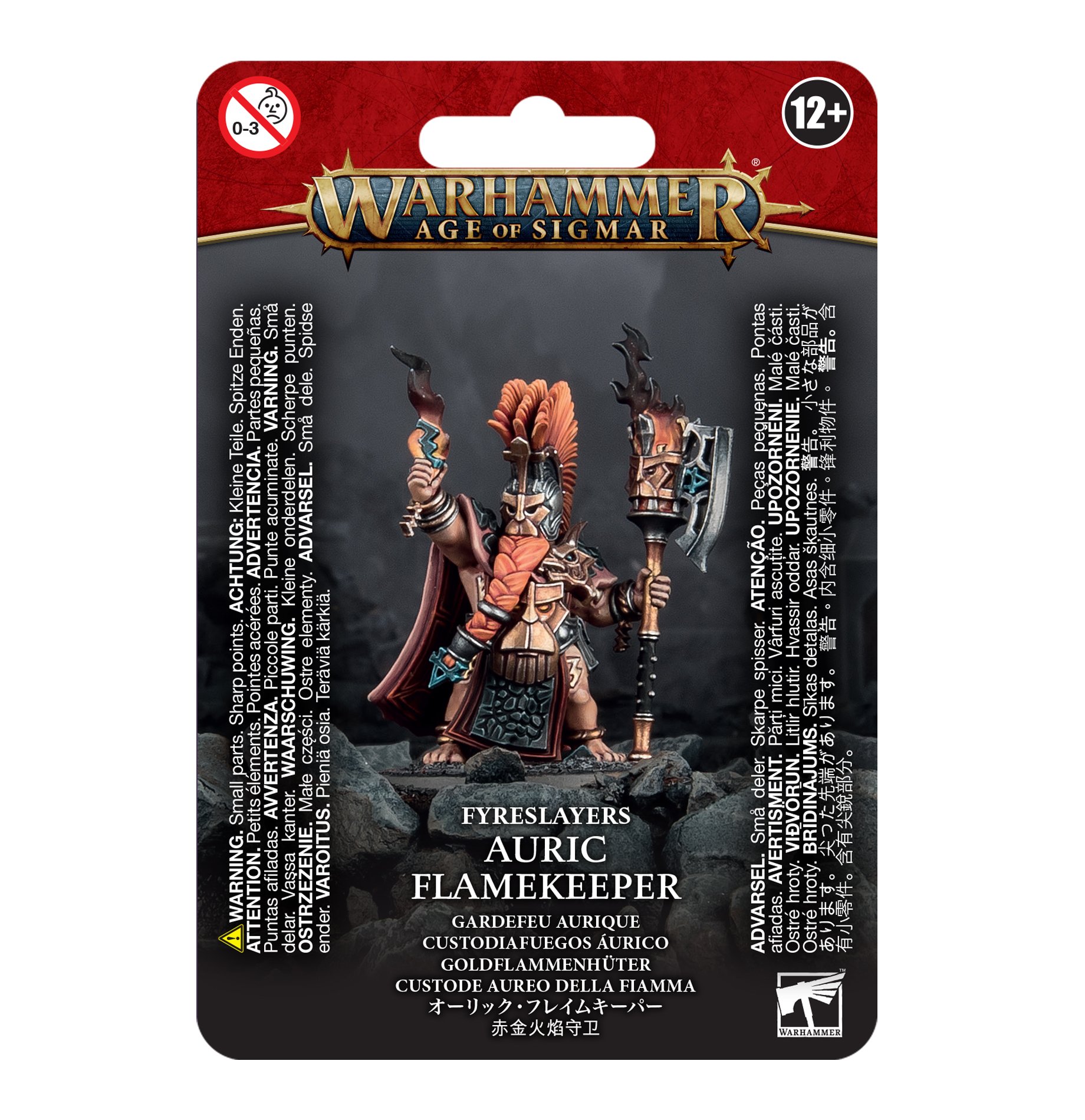 Warhammer Age of Sigmar: Fyreslayers: Auric Flamekeeper 