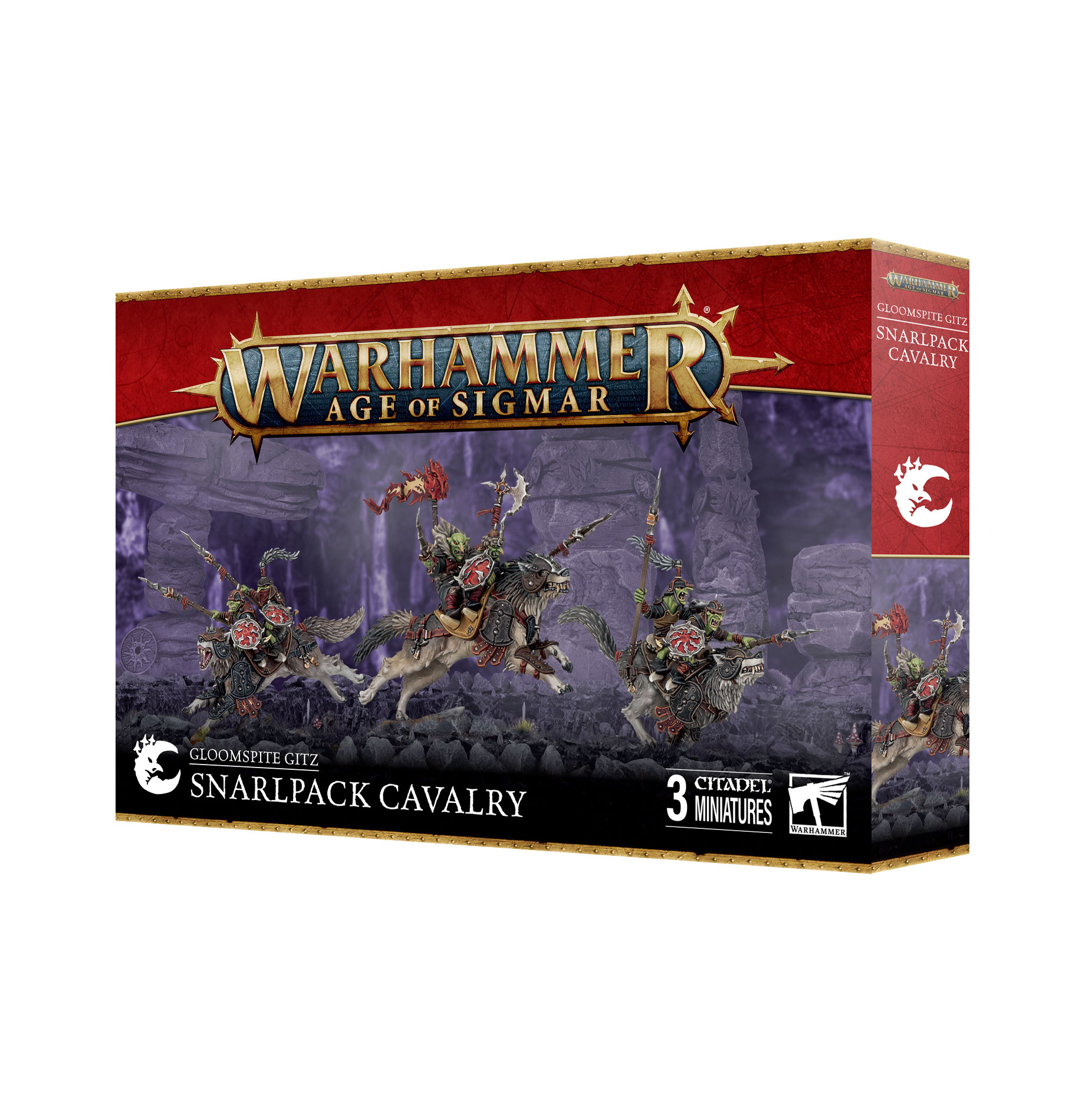Warhammer: Age of Sigmar: Gloomspite Gitz: Snarlpack Cavalry  