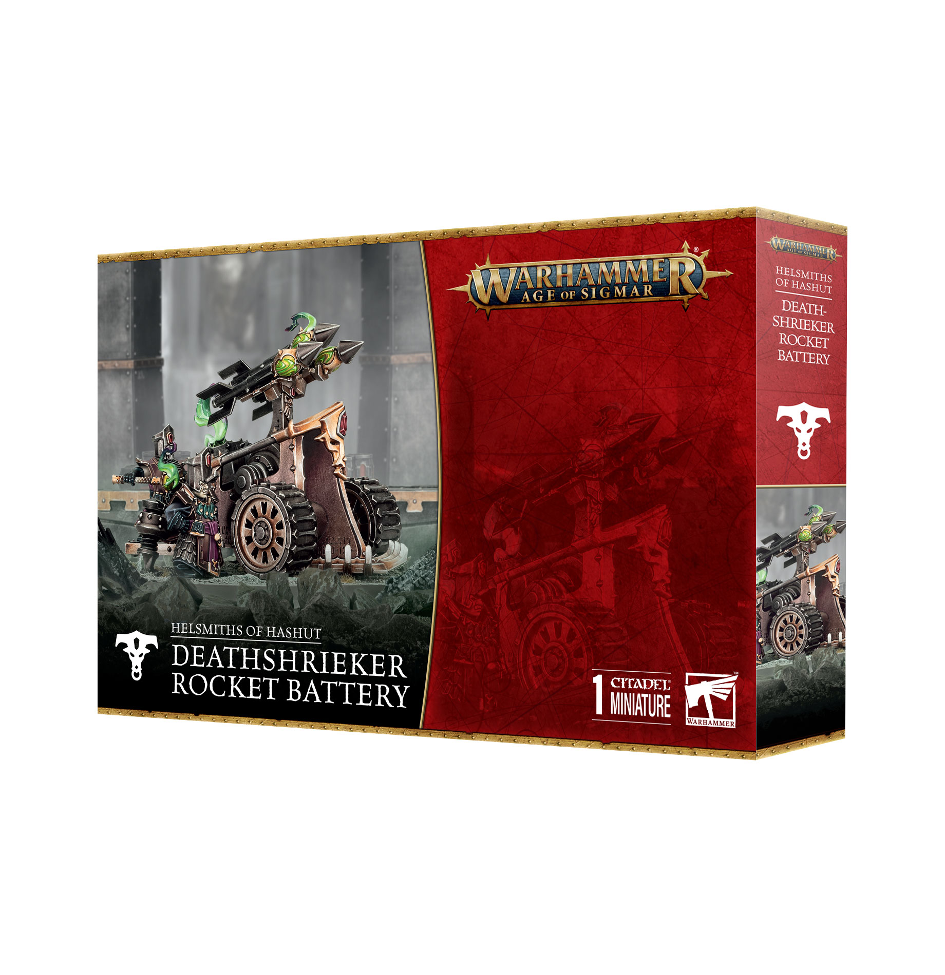 Warhammer: Age of Sigmar: Helsmiths of Hashut: Deathshrieker Rocket Battery / Tormentor Bombard 