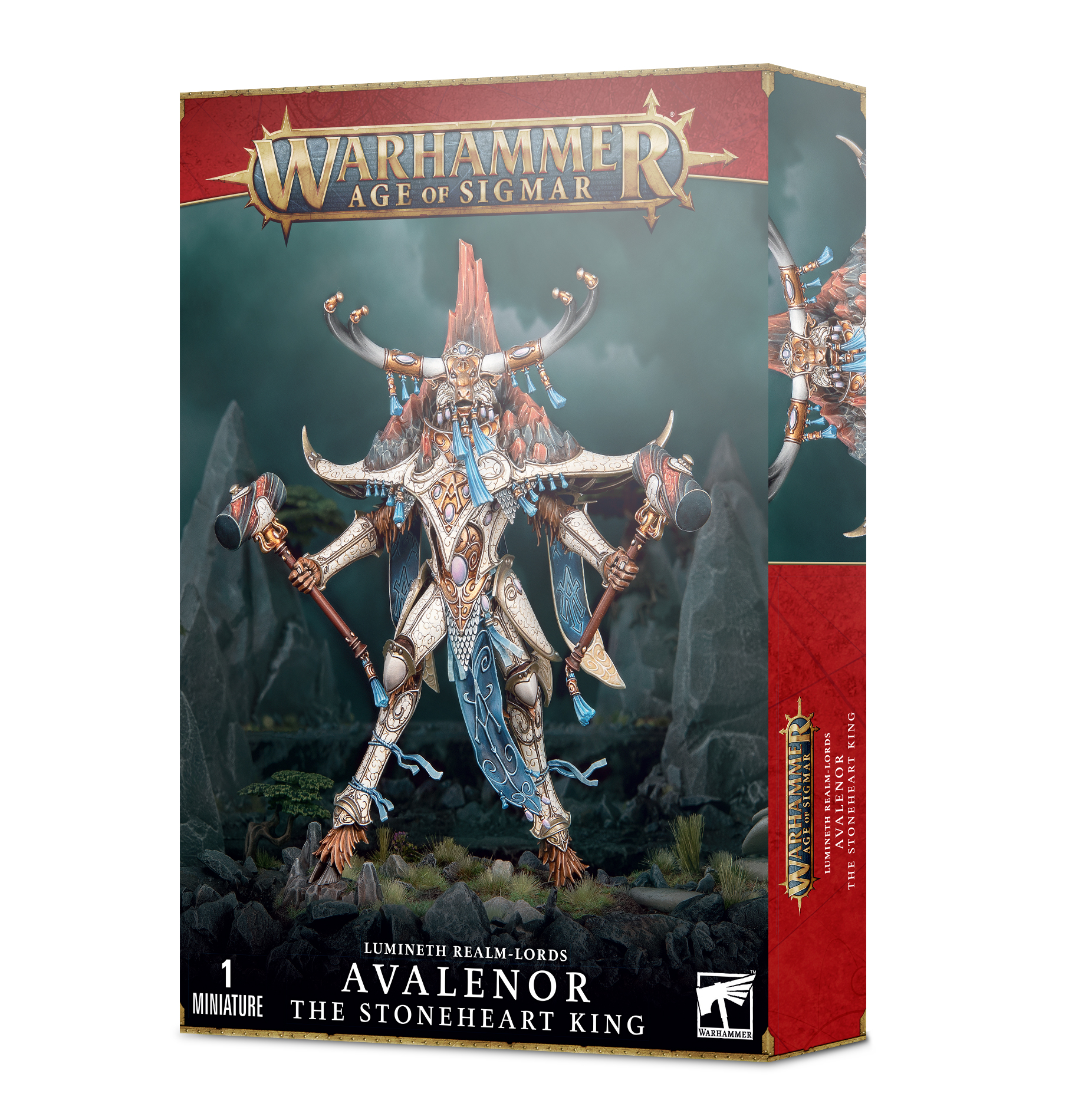 Warhammer Age of Sigmar: Lumineth Realm-lords: Avalenor The Stoneheart King 