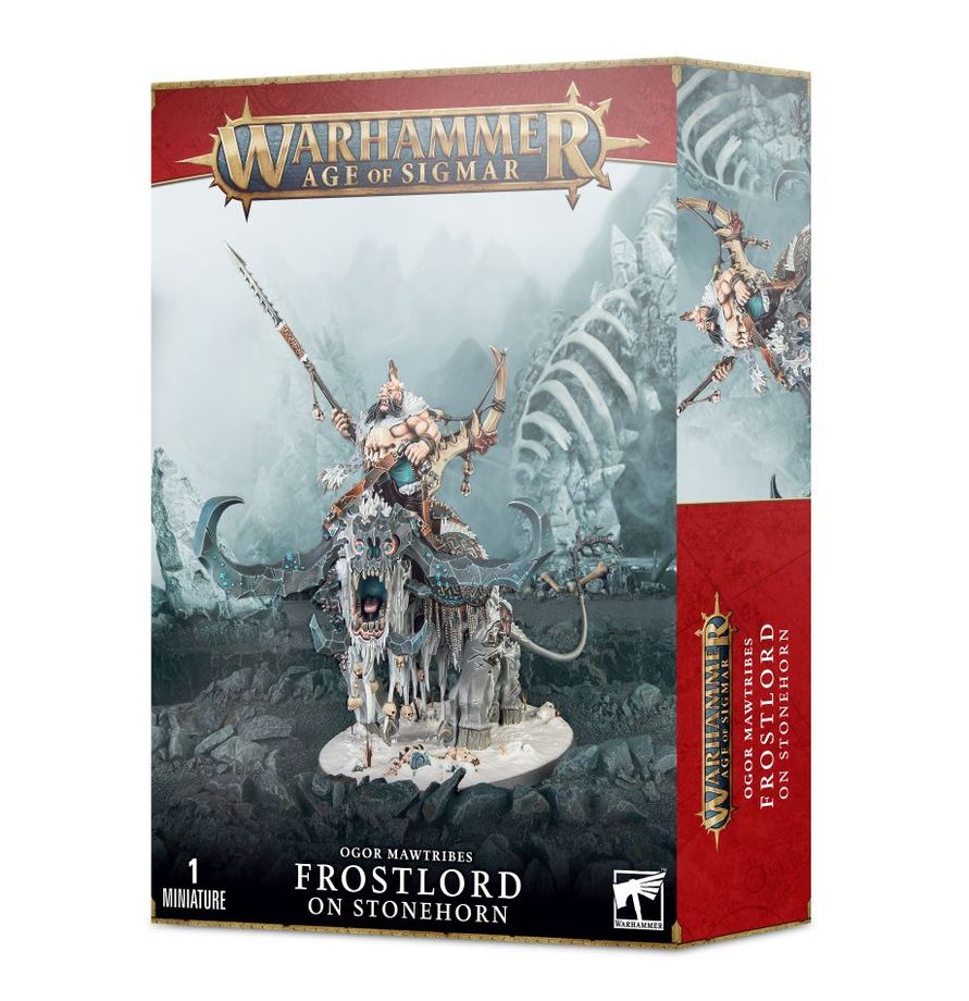 Warhammer: Age of Sigmar: Ogor Mawtribes : Frostlord on Stonehorn 
