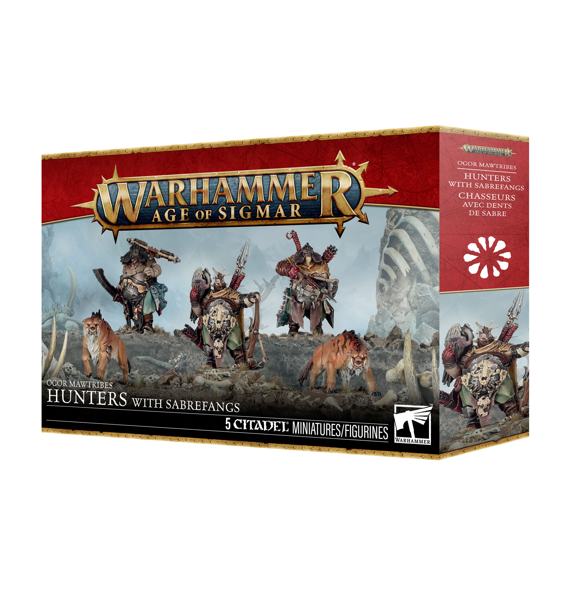 Warhammer: Age of Sigmar: Ogor Mawtribes: Hunters with Sabrefangs (Aug 29th)  