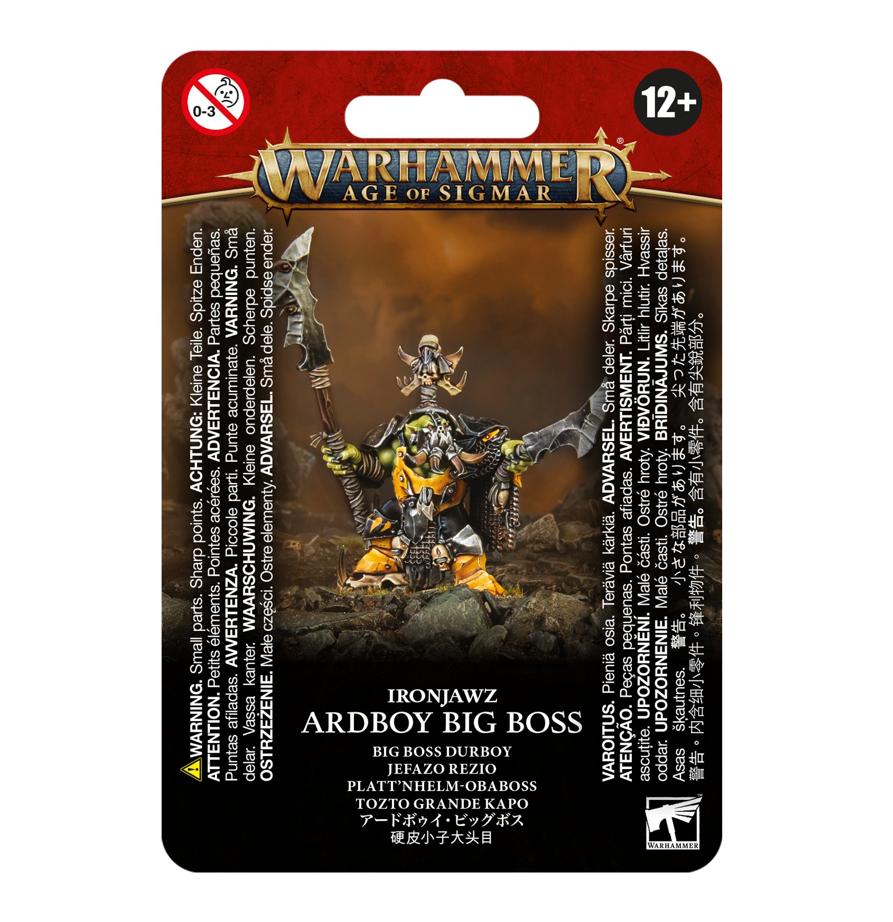 Warhammer Age of Sigmar: Orruk Warclans: Ardboy Big Boss 