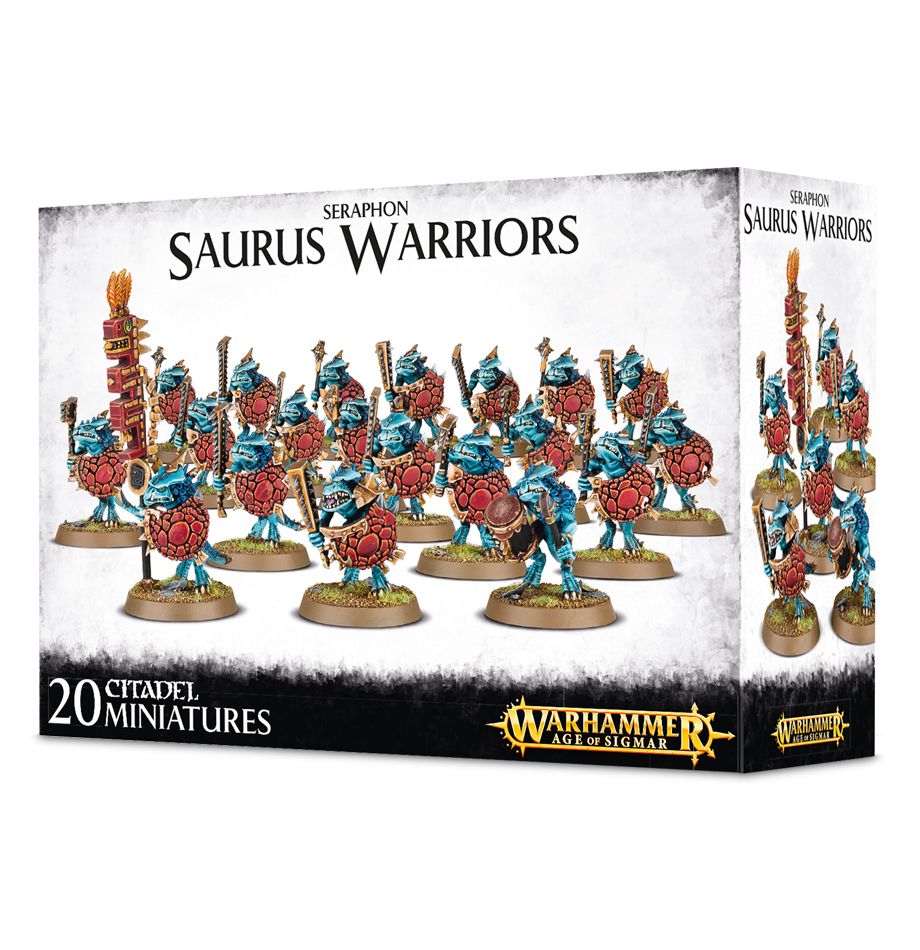 Warhammer Age of Sigmar: Seraphon: Saurus Warriors 
