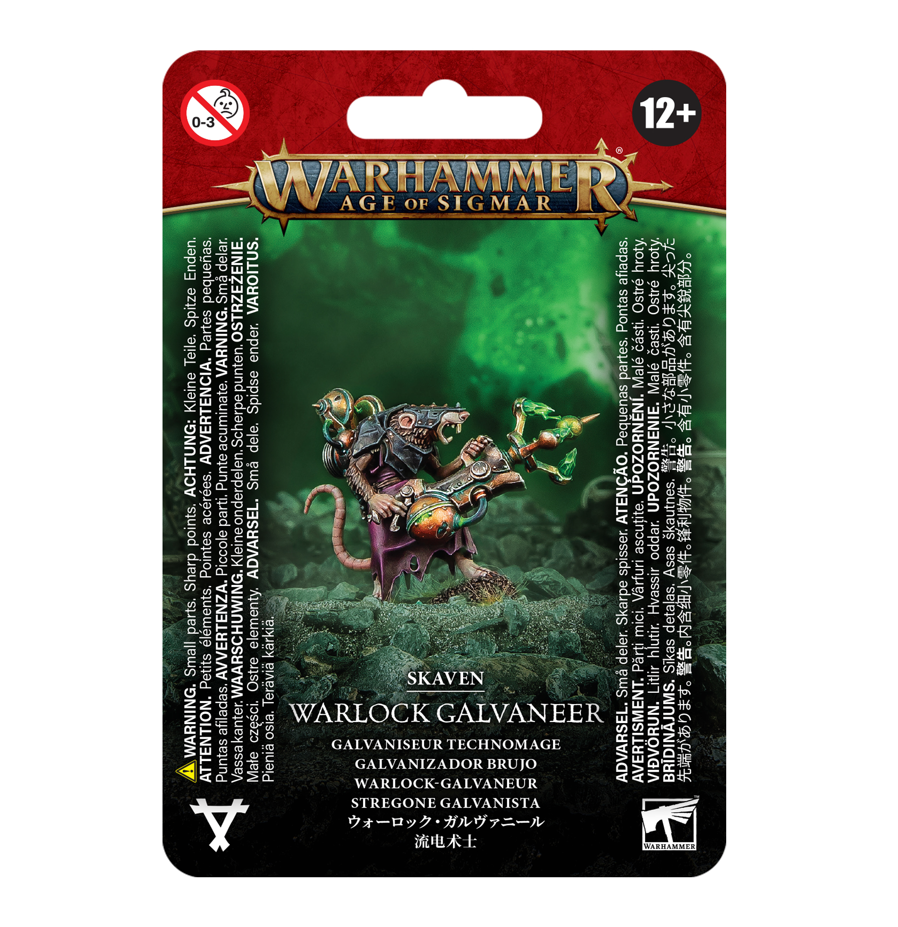 Warhammer Age of Sigmar: Skaven: Warlock Galvaneer 