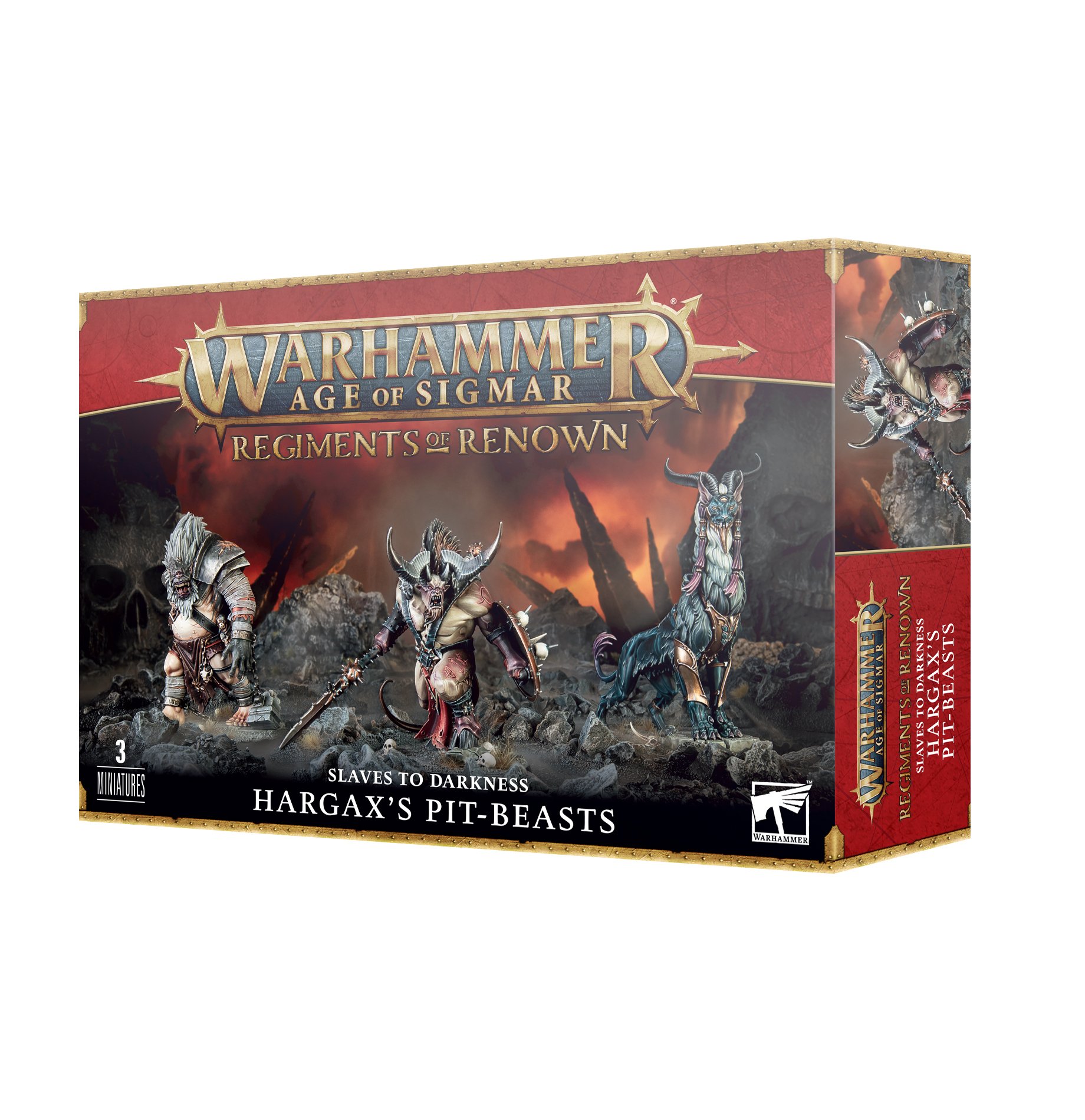 Warhammer Age of Sigmar: Slaves to Darkness: Hargaxs Pit-Beasts 