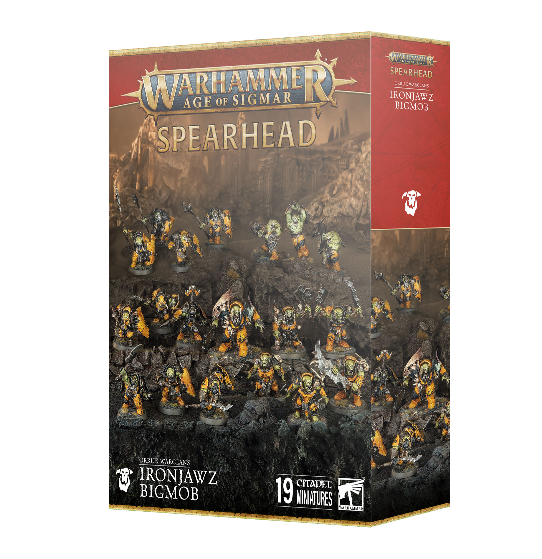 Warhammer: Age of Sigmar: Spearhead: Orruk Warclans: Ironjawz Bigmob 