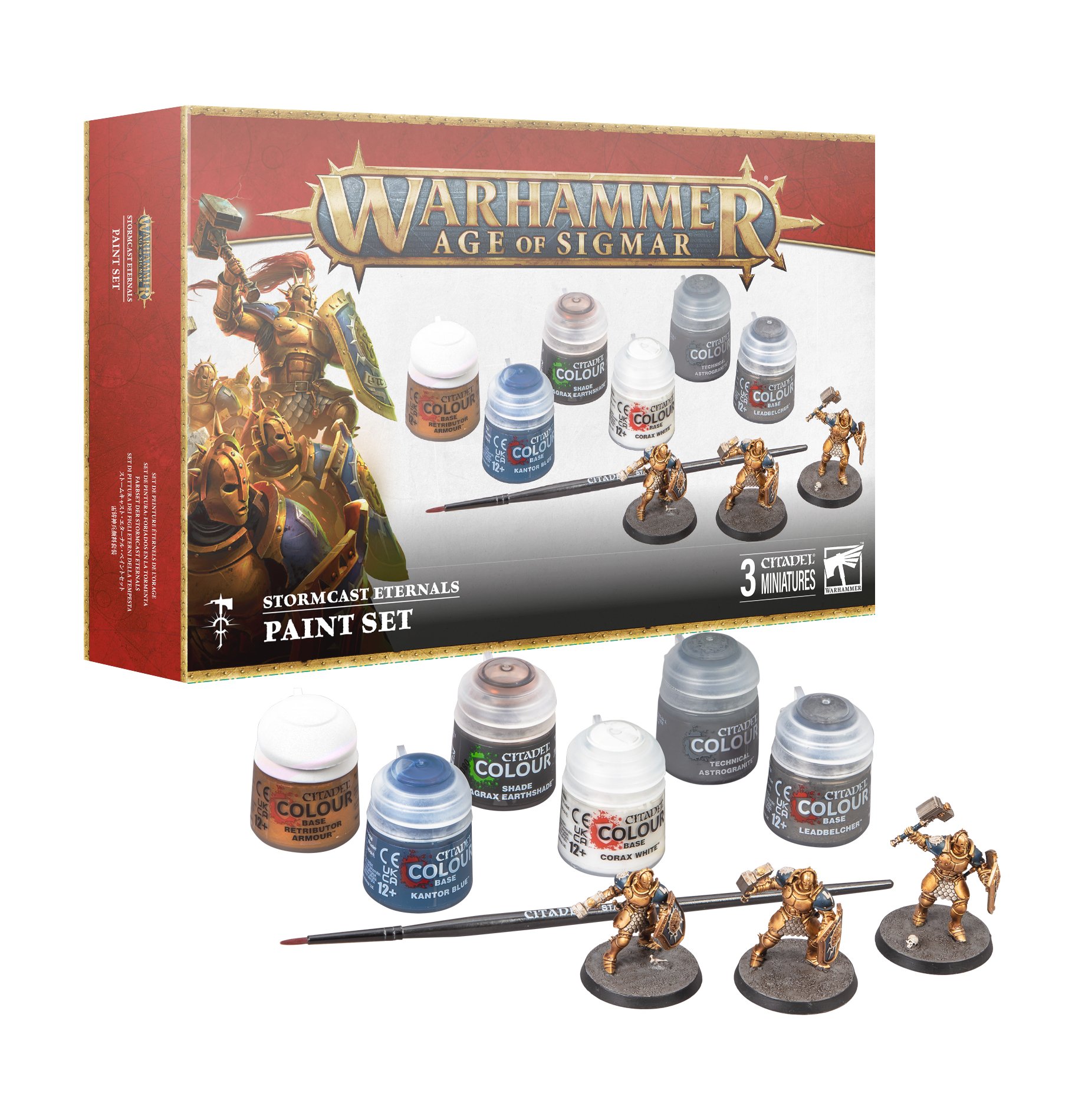 Warhammer: Age of Sigmar: Stormcast Eternals Paints Set 