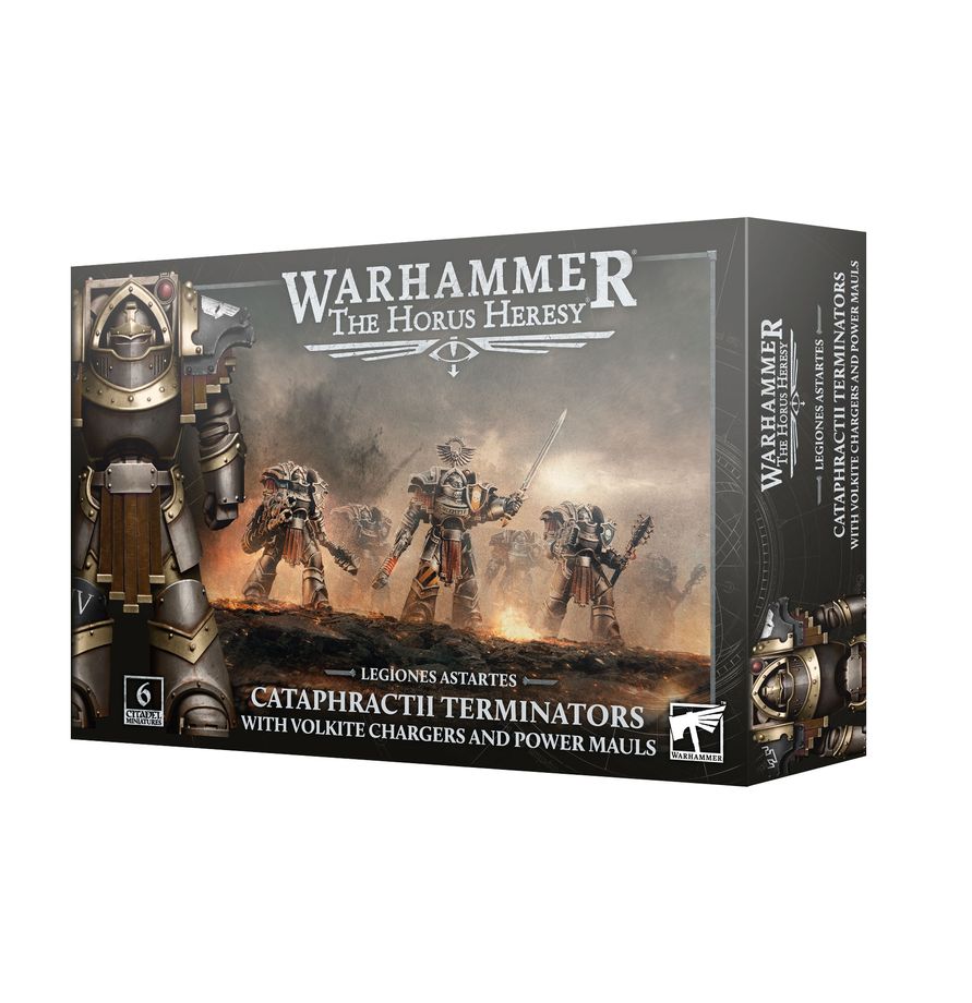 Warhammer: The Horus Heresy: Legiones Astartes: Cataphractii Terminators with Volkite Chargers and Power Mauls 