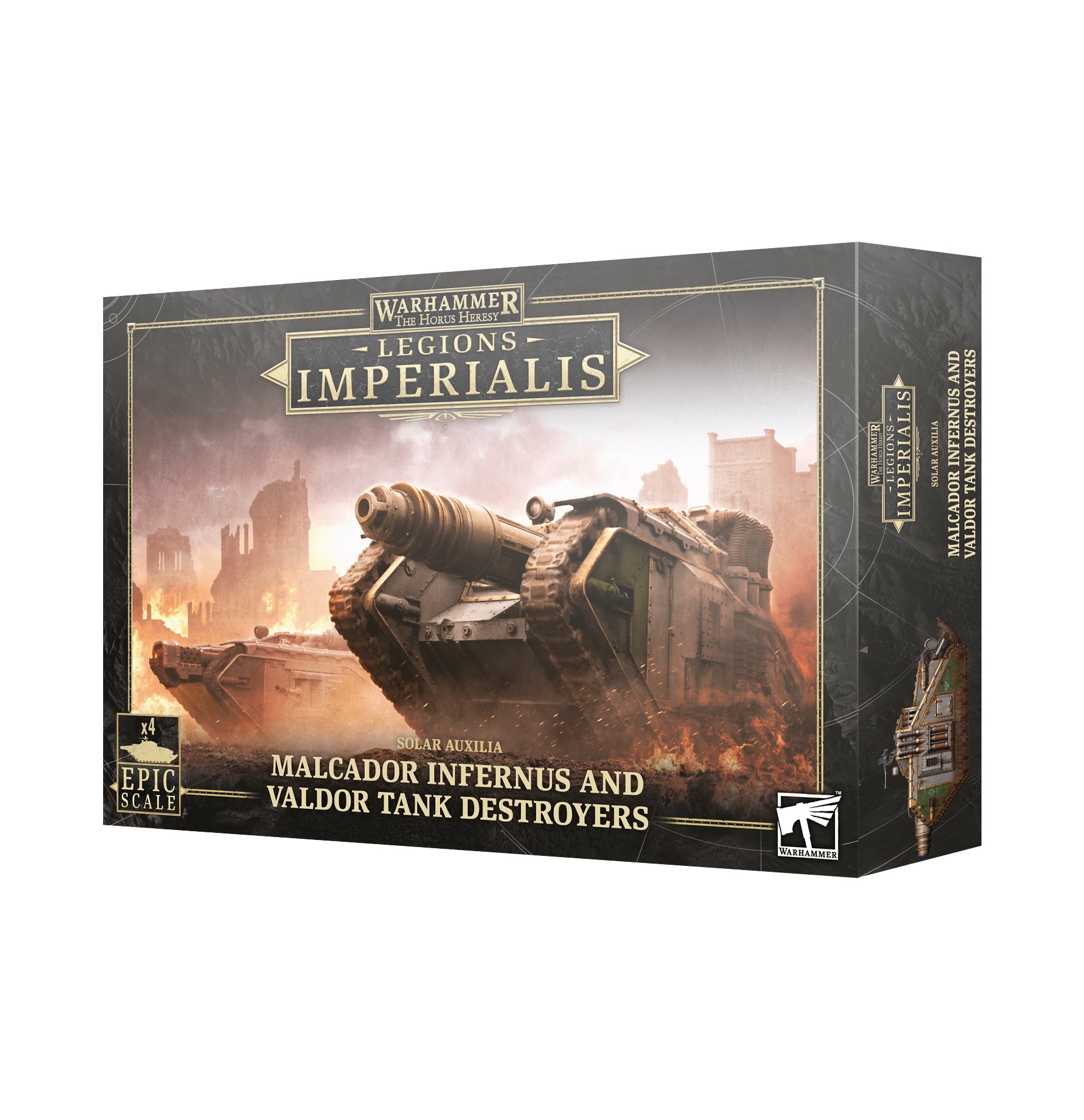 Warhammer: The Horus Heresy: Legions Imperialis: Solar Auxilia- Malcador Infernus and Valdor Tank Destroyers 