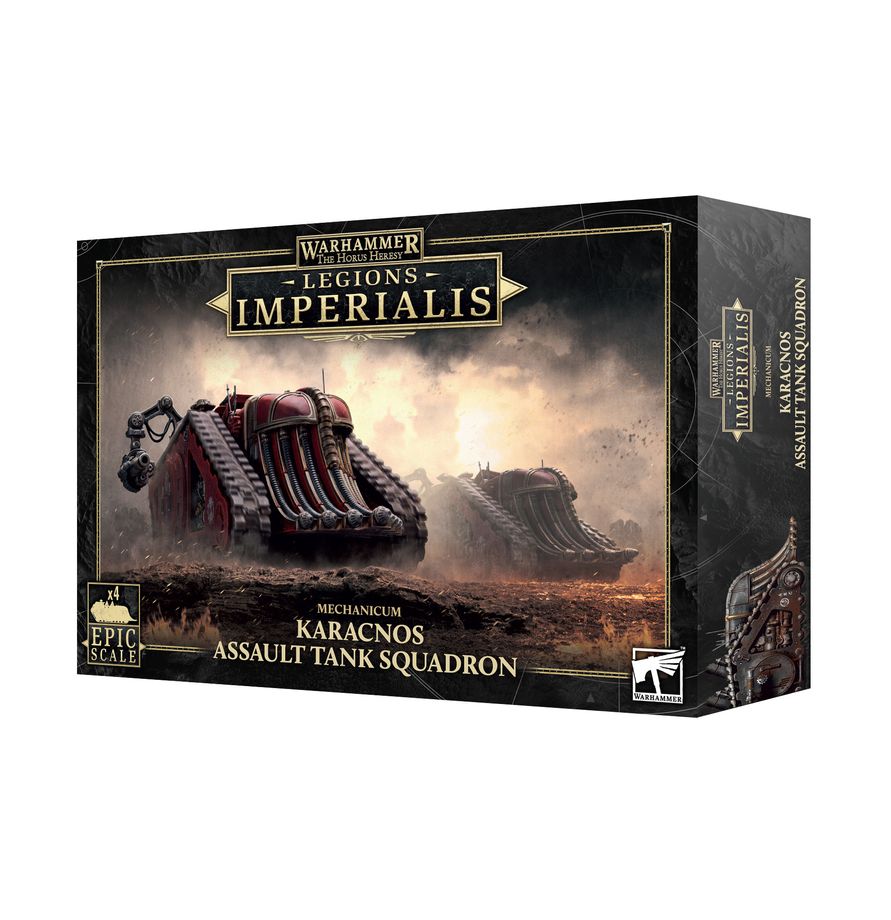 Warhammer: The Horus Heresy: Legions Imperialis: Mechanicum: Karacnos Assault Tank Squadron 