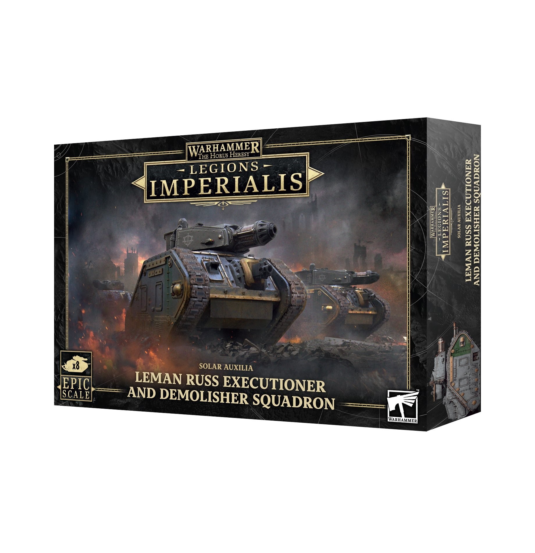 Warhammer: The Horus Heresy: Legions Imperialis: Solar Auxilia- Leman Russ Executioner And Demolisher Squadron 