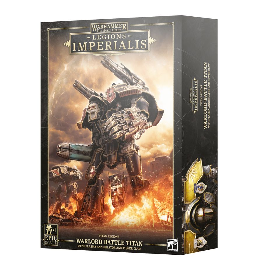 Warhammer: The Horus Heresy: Legions Imperialis: Titan Legions: Warlord Battle Titan With Power Claw and Plasma Annihilator 