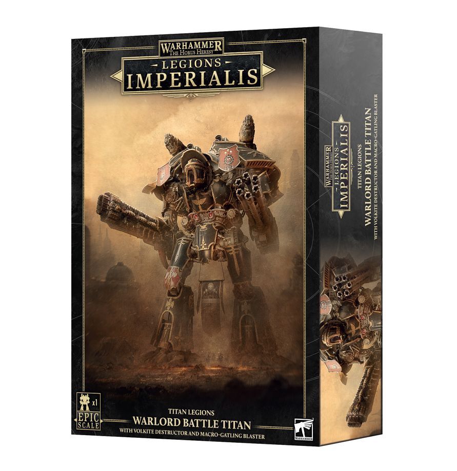 Warhammer: The Horus Heresy: Legions Imperialis: Titan Legions: Warlord Titan with Volkite Destructor and Macro-Gatling Blaster 