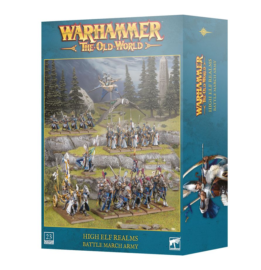 Warhammer: The Old World: High Elf Realms: Battle March Army 