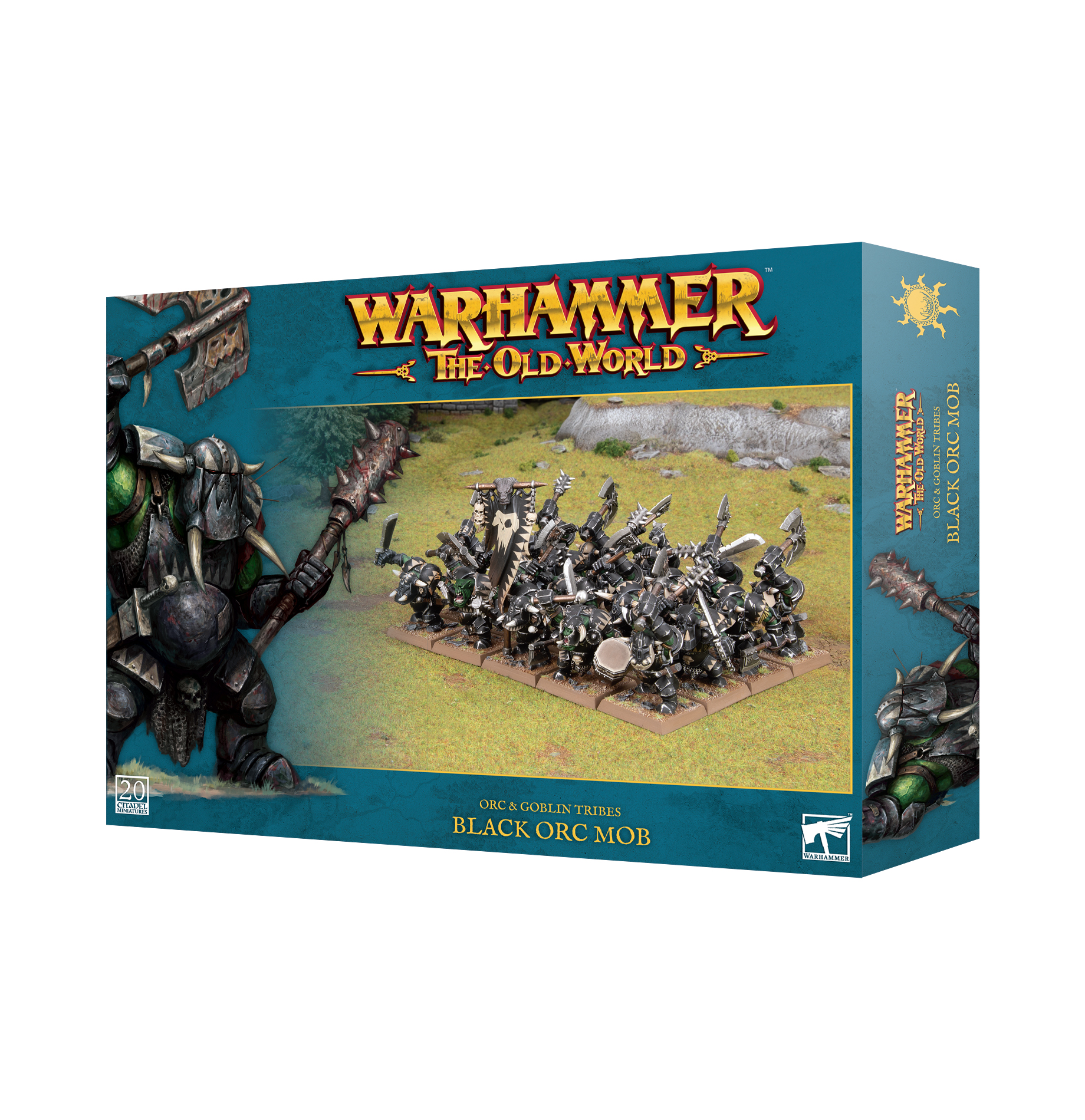 Warhammer: The Old World: Orc & Goblin Tribes: Black Orc Mob  