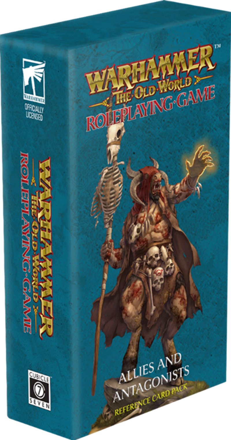 Warhammer The Old World Roleplaying Game: Allies and Antagonists Reference Card Pack 