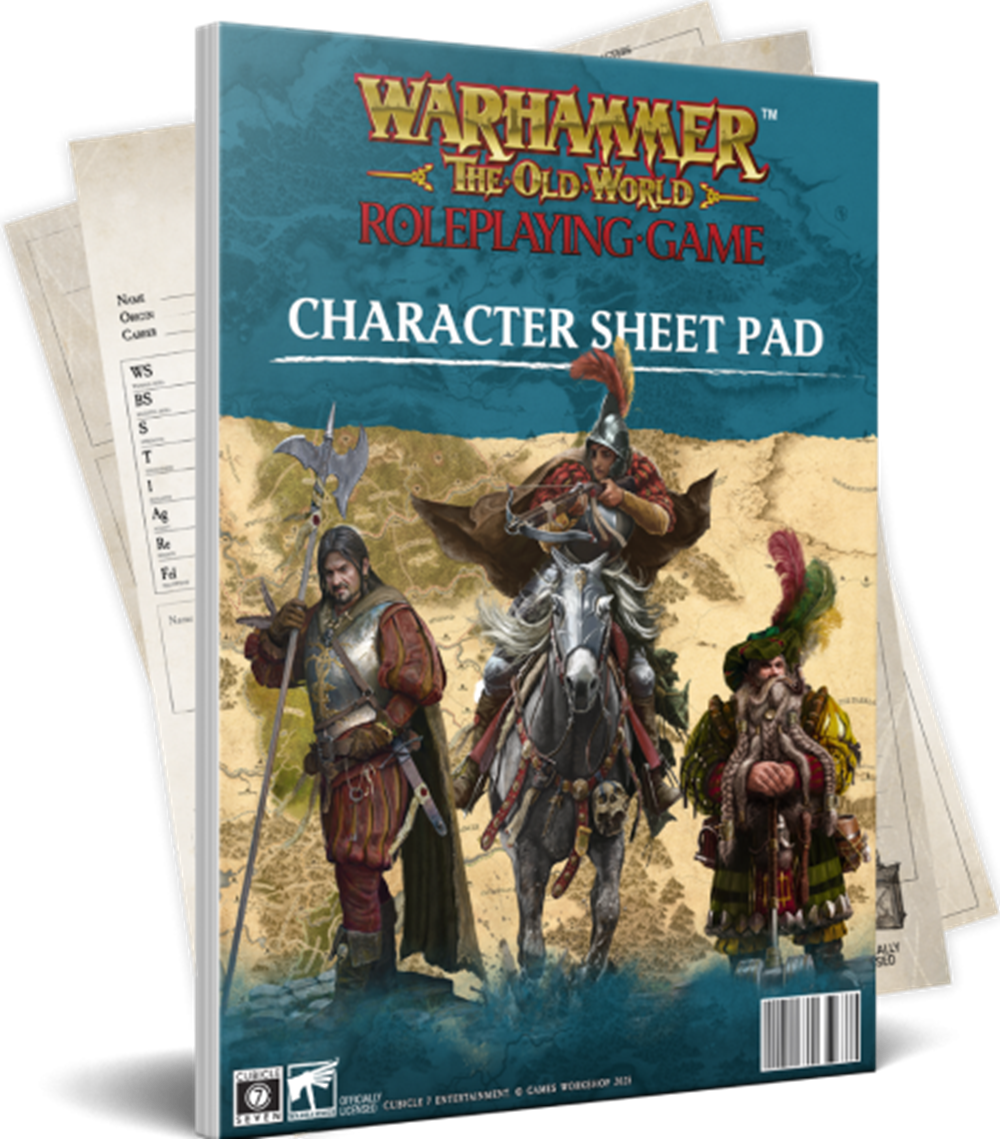 Warhammer The Old World Roleplaying Game: Character Sheet Pad 