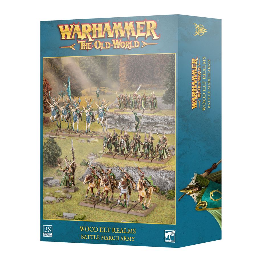 Warhammer: The Old World: Wood Elf Realms: Battle March Army 
