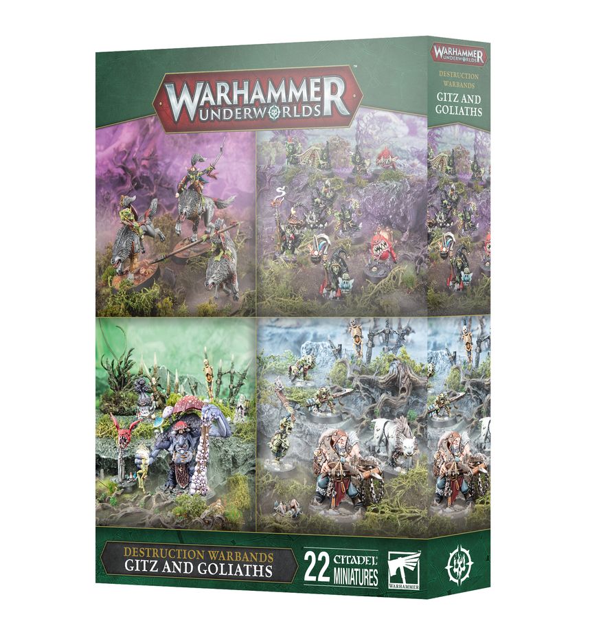Warhammer: Underworlds: Destruction Warbands: Gitz and Goliaths 