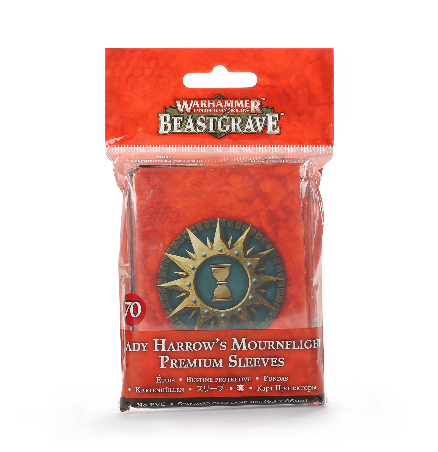 Warhammer: Underworlds: LADY HARROWS MOURNFLIGHT PREMIUM SLEEVES 
