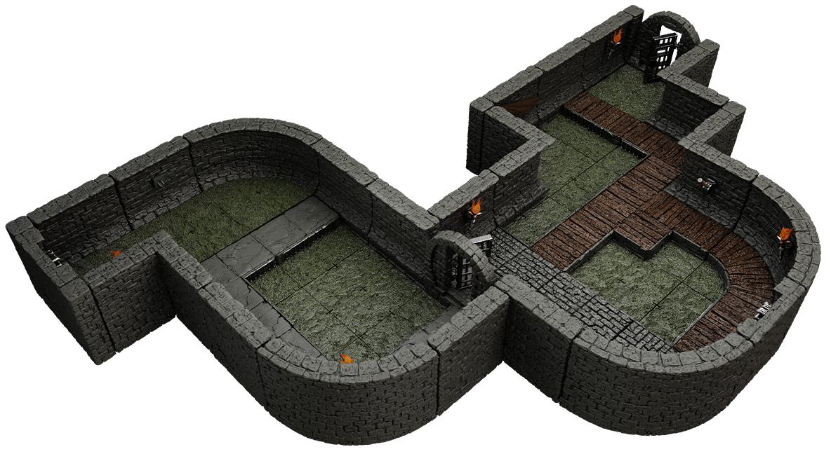 Warlock Tiles: City Sewers Core Set 