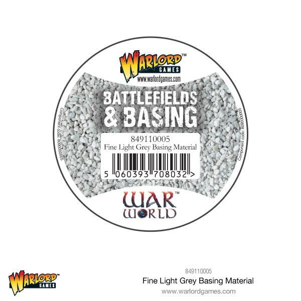 Warlord Games Basing/Flock: Fine Light Grey Basing Material 
