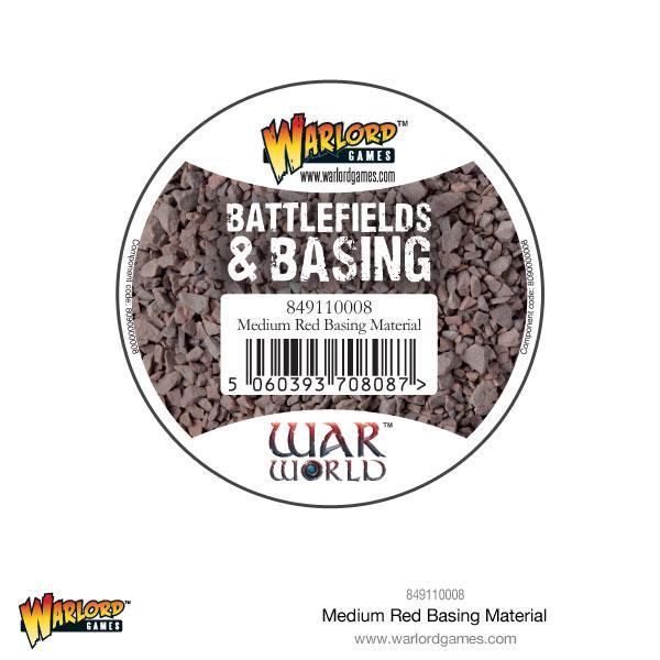 Warlord Games Basing/Flock: Medium Red Basing Material 