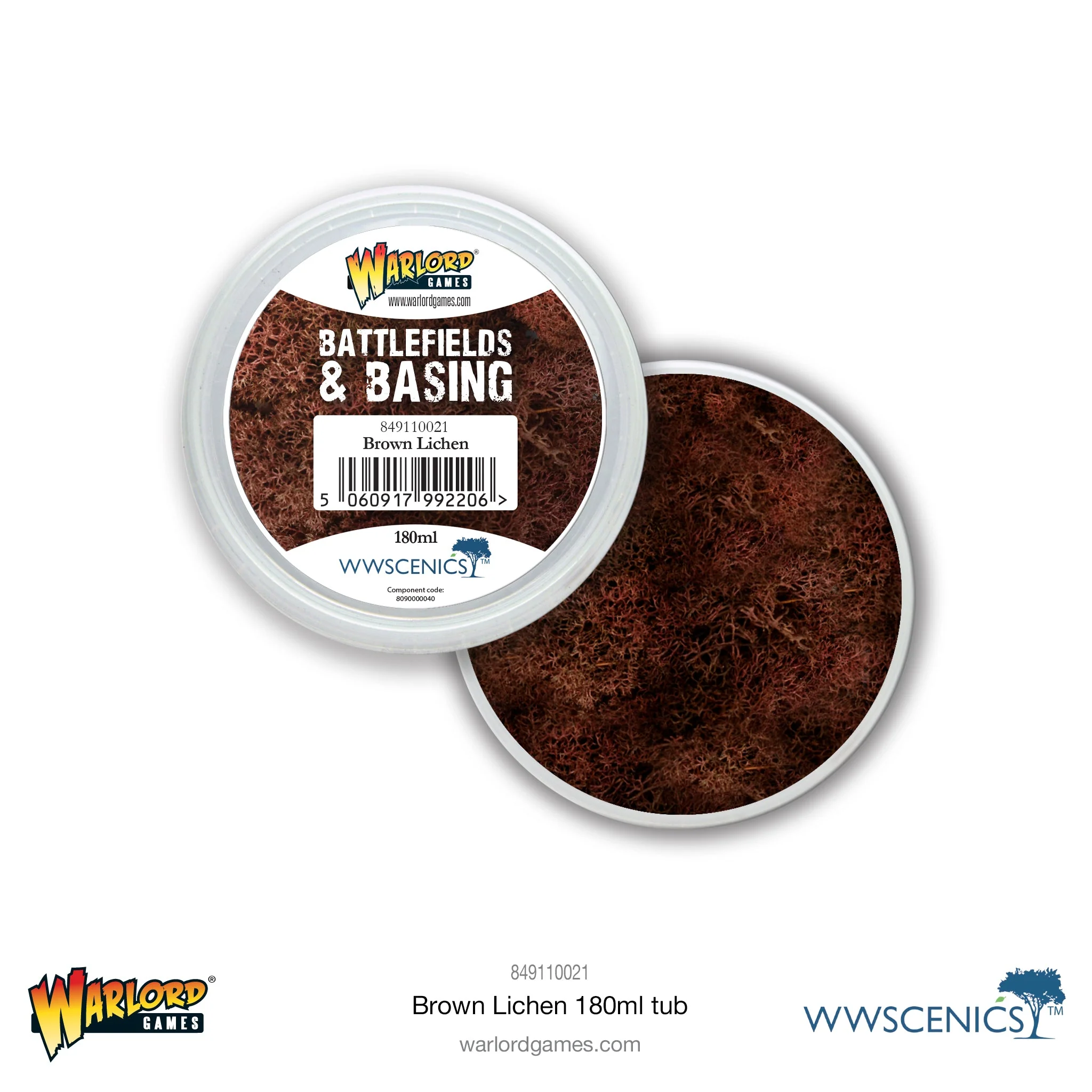 Warlord Games: Battlefields & Basing: Brown Lichen (180ml) 