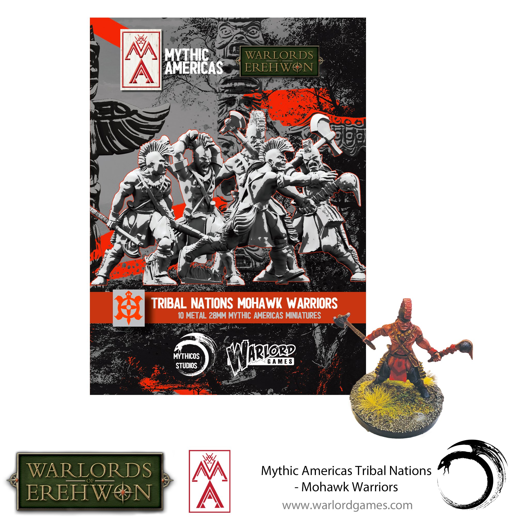 Warlords of Erehwon: Mythic Americas- Tribal Nations: Mohawk Warriors 