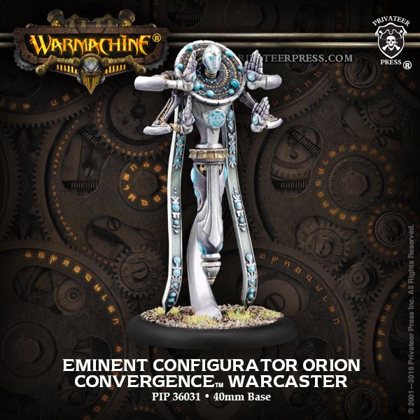 Warmachine: Convergence of Cyriss (36031): Eminent Configurator Orion Warcaster 
