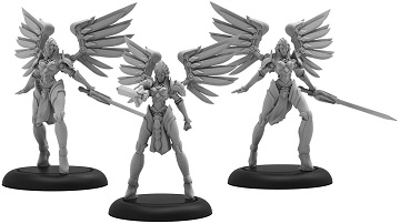 Warmachine: Convergence of Cyriss (36035): Negation Angels Unit Blister 