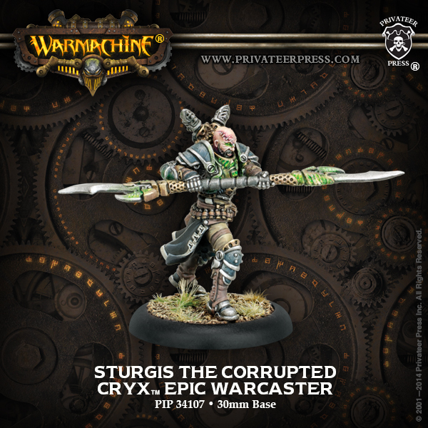 Warmachine: Cryx (34107): Sturgis the Corrupted Epic Warcaster [SALE] 