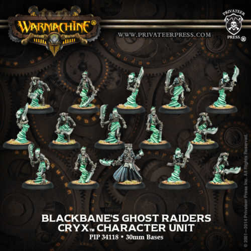 Warmachine: Cryx (34118): Blackbanes Ghost Raiders 