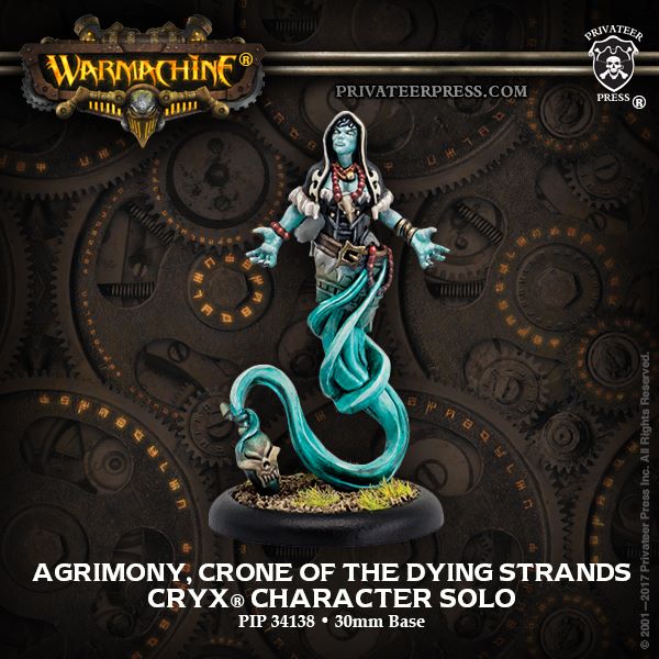 Warmachine: Cryx (34138): Agrimony, Crone of the Dying Strands 