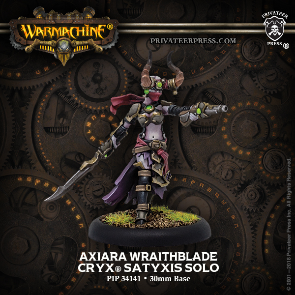 Warmachine: Cryx (34141): Axiara Wraithblade 